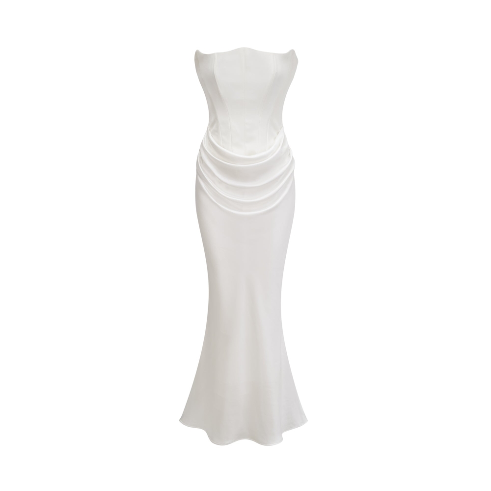 NWT Strapless Corset Column Dress. XL. Miss Rossier